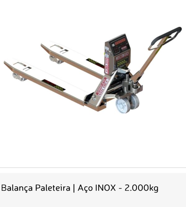 Balança Paleteira | Aço INOX - 2.000kg Digi-Tron