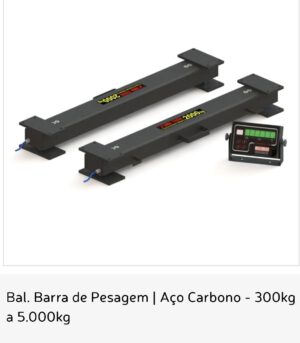 Bal. Barra de Pesagem | Aço Carbono - 300kg a 5.000kg Digi-Tron