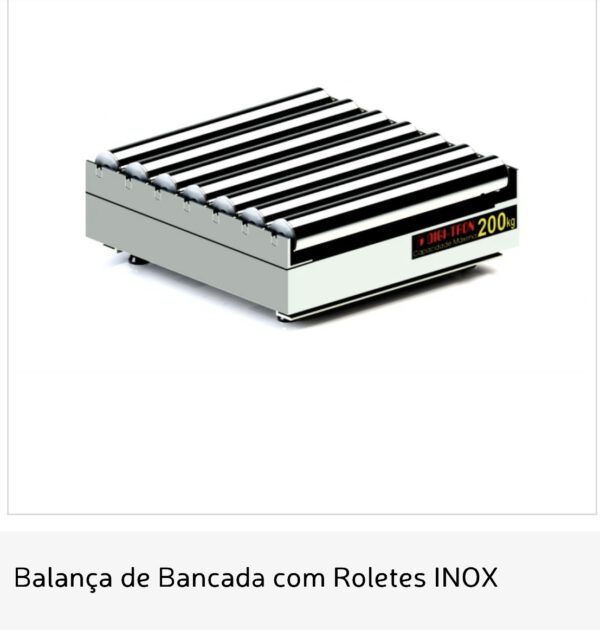 Balança de Bancada com Roletes INOX Digi-Tron