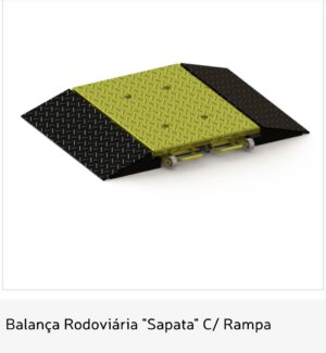 Balança Rodoviária "Sapata" C/ Rampa Digi-Tron