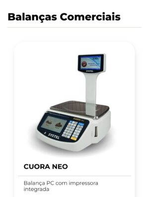 Balança PC com impressora integrada CUORA NEO SYSTEL