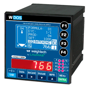 W-DOS CE INMETRO NTEP OIML UL Automação e dosagem para montagem em painel